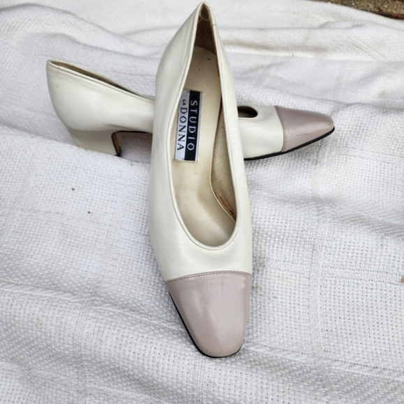 Studio‎ Donna two tone leather pumps 8.5 - Picture 1 of 8